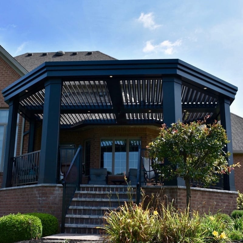 Geometric Pergola at Ohio Residence preview 2